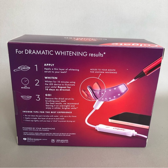 Colgate Bath Colgate Optic White Comfortfit Led Teeth Whitening Kit